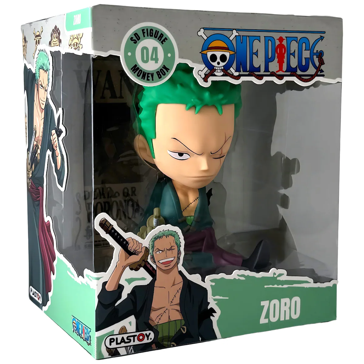 Plastoy One Piece sparegris (Zoro)