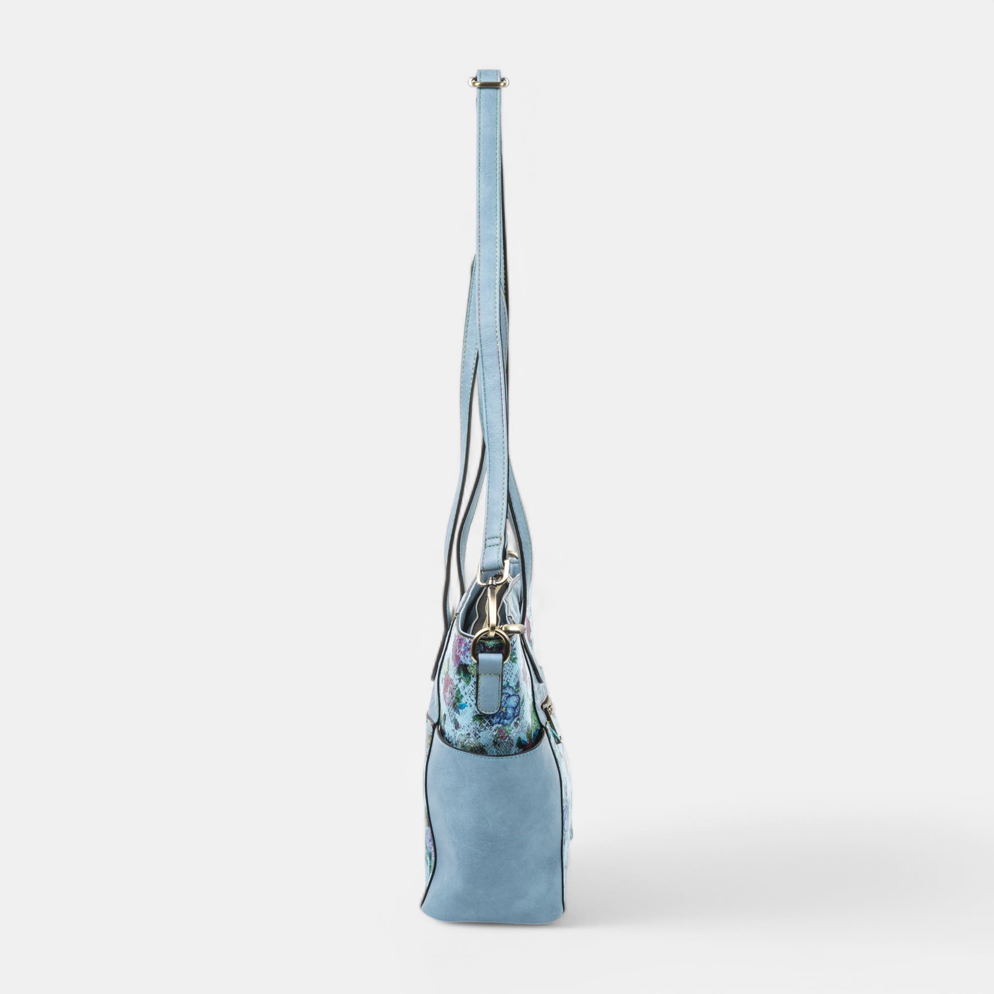 Sac de shopping bleu