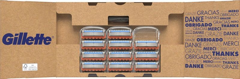 Gillette Fusion 5 - 1 Scheermes Voor Mannen - 11 Scheermesjes - Brievenbusverpakking