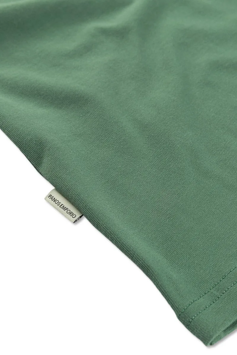 Panos Emporio PE ELEMENT TEE ORGANIC COTTON Earth green