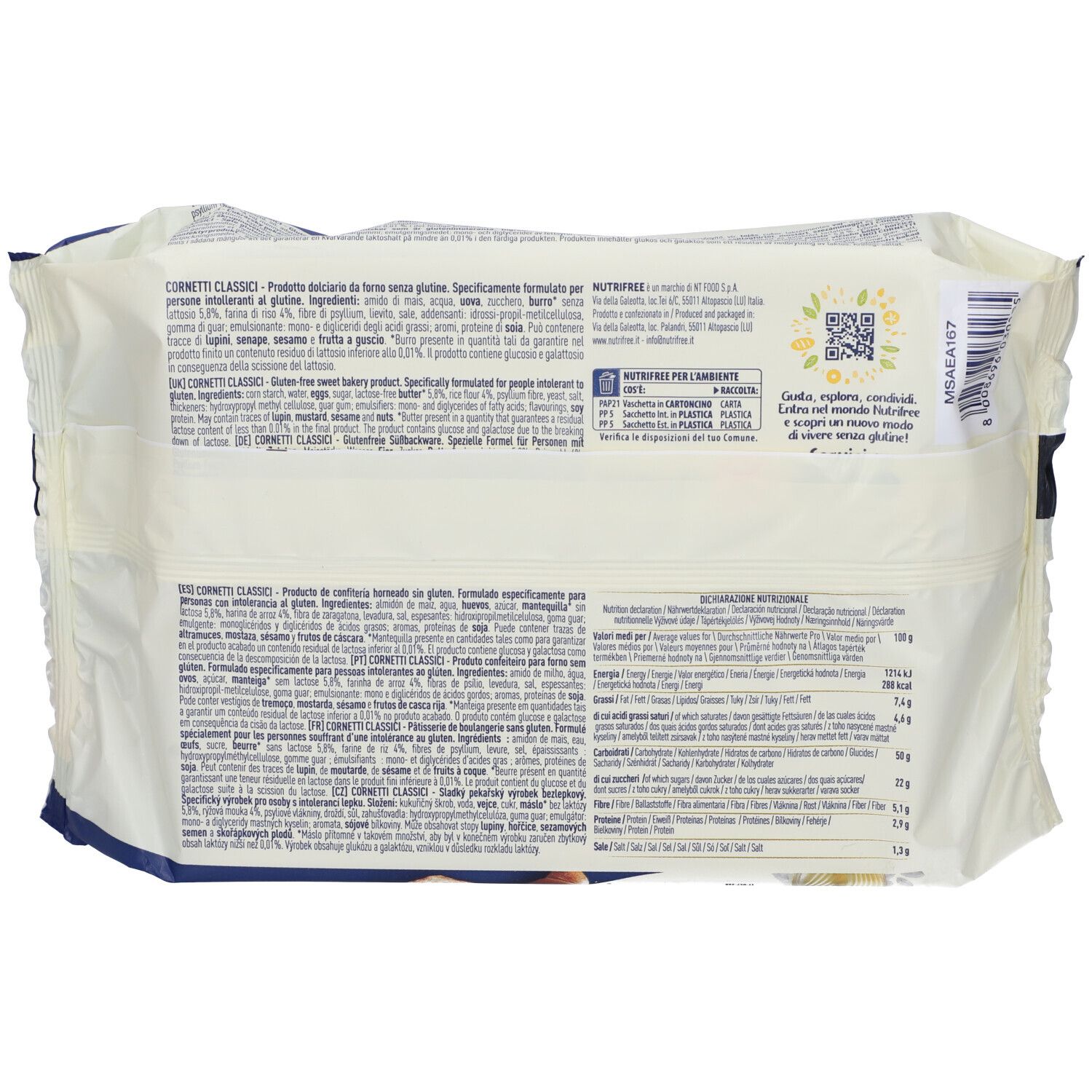Nutri Free Coissants Cornetti Classici glutenfrei