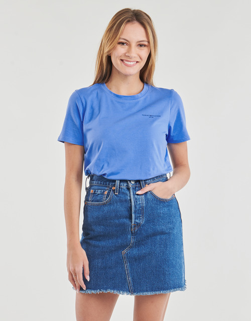 Tommy Hilfiger - 1985 REG MINI CORP LOGOC-NK SS - Bleu