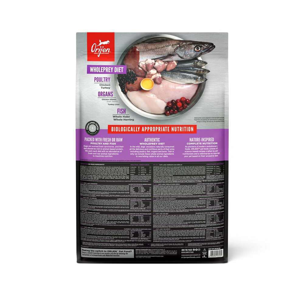Orijen Puppy Large Breed Whole Prey - Hondenvoer - 6 Kilogram - kip