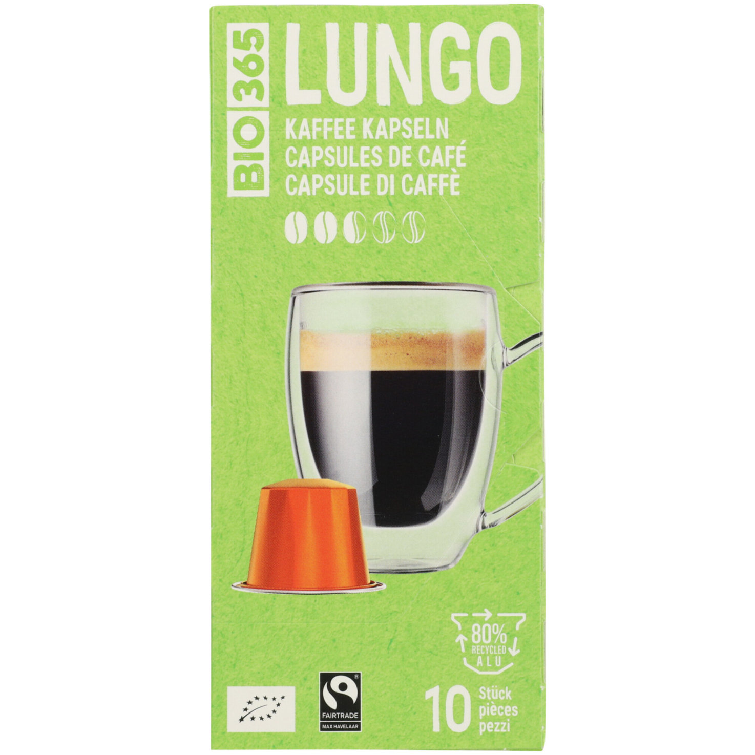 Bio 365 Havelaar Lungo 10 Kapseln