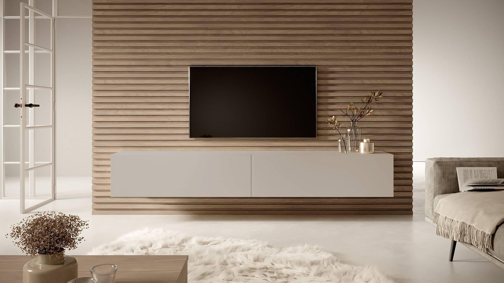 NADUVI Collection Emma Tv-meubel - B 200 cm - Greige
