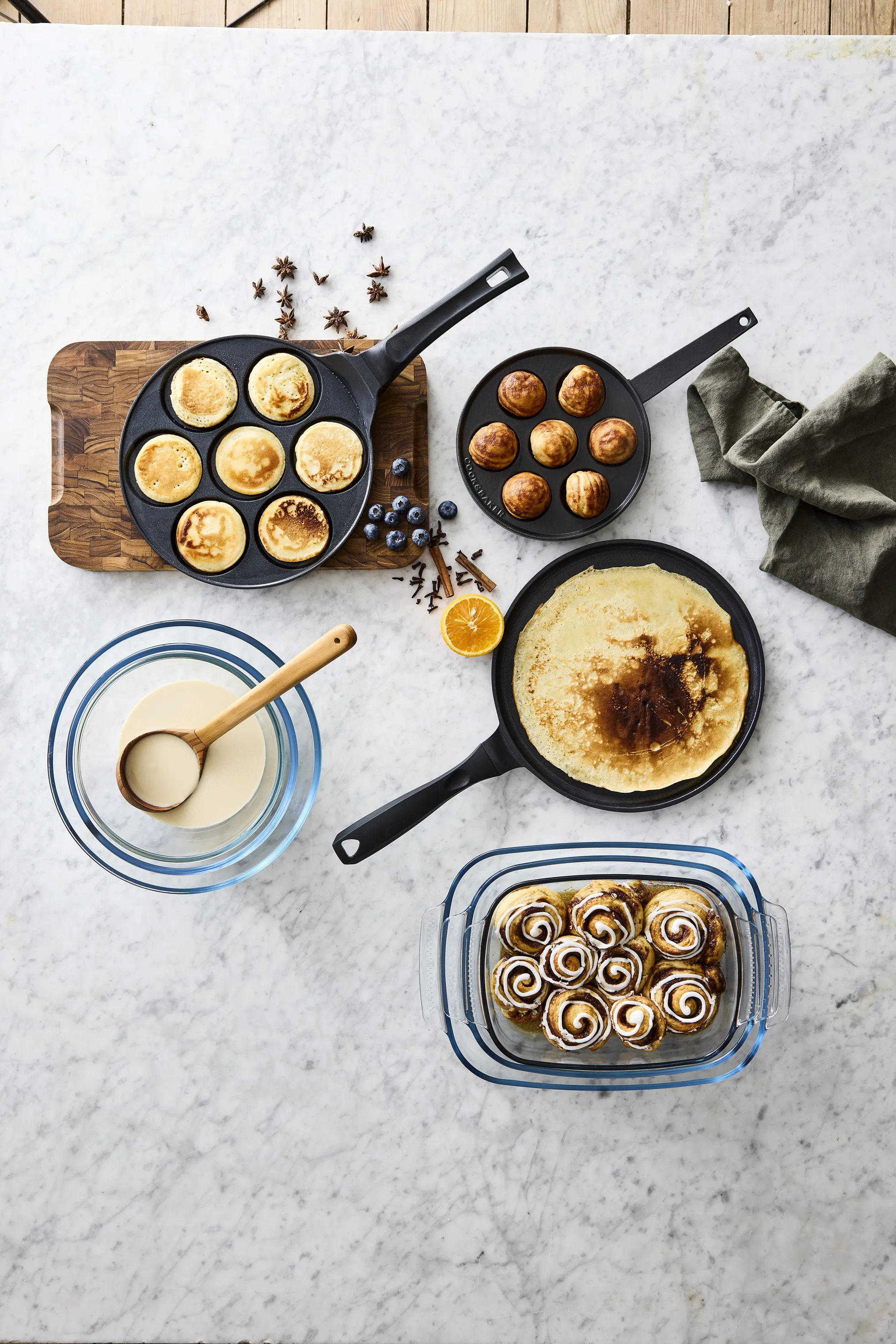 Cook & Baker Æbleskivepande