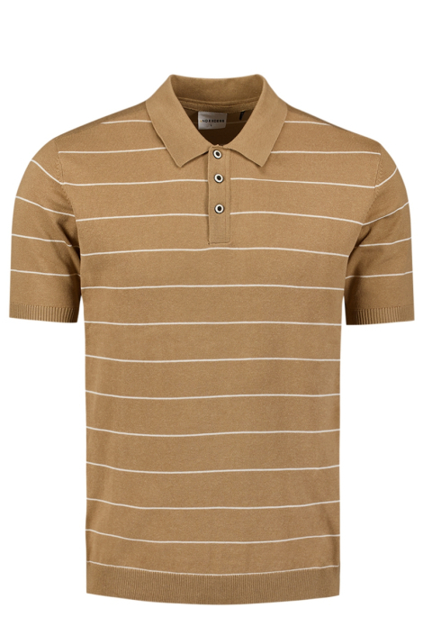 NO-EXCESS bruine heren polo