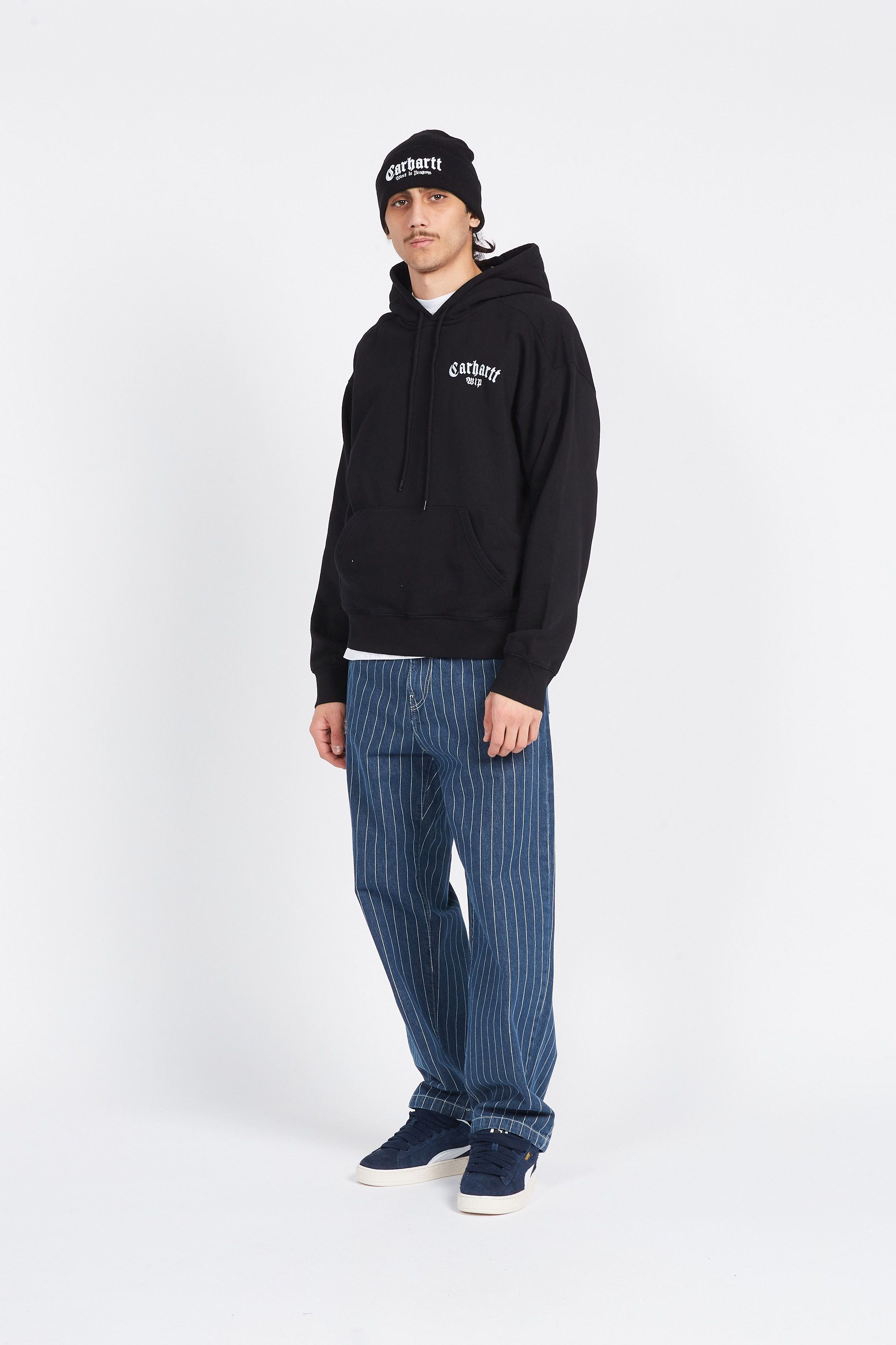 CARHARTT WIP Hoodie Hooded Onyx Script Sweat Multicolore