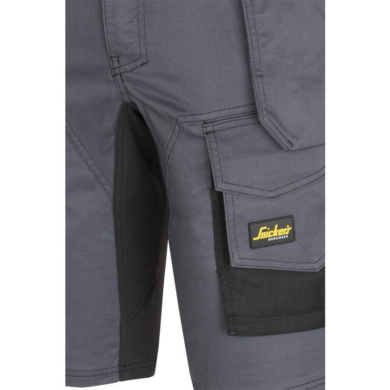 Snickers AllroundWork stretch werkshort met holsterzakken slim fit 6141 48 grijs*