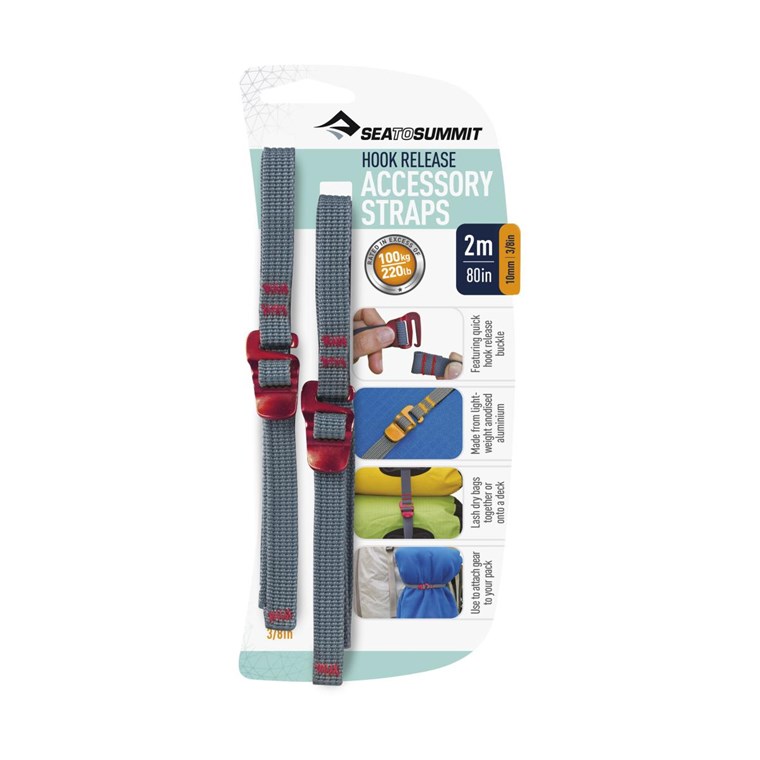 Sea to Summit Hook Release Accessory Straps 10mm/2m