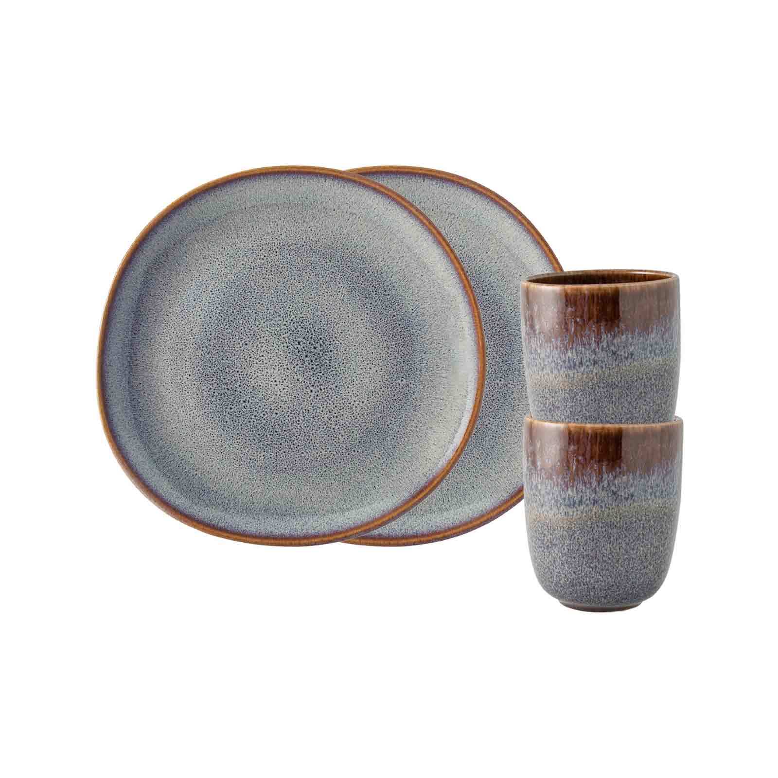 like. by Villeroy & Boch Frühstücks-Set Lave 4er Set