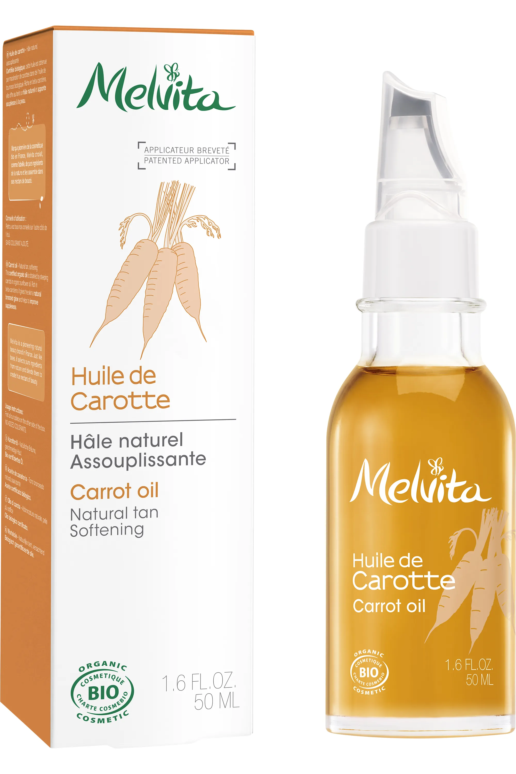 Melvita Huile de carotte-50 ml