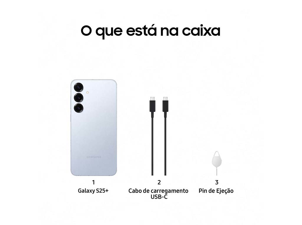 SMARTPHONE SAMSUNG GALAXY S25  256GB AZUL GELO