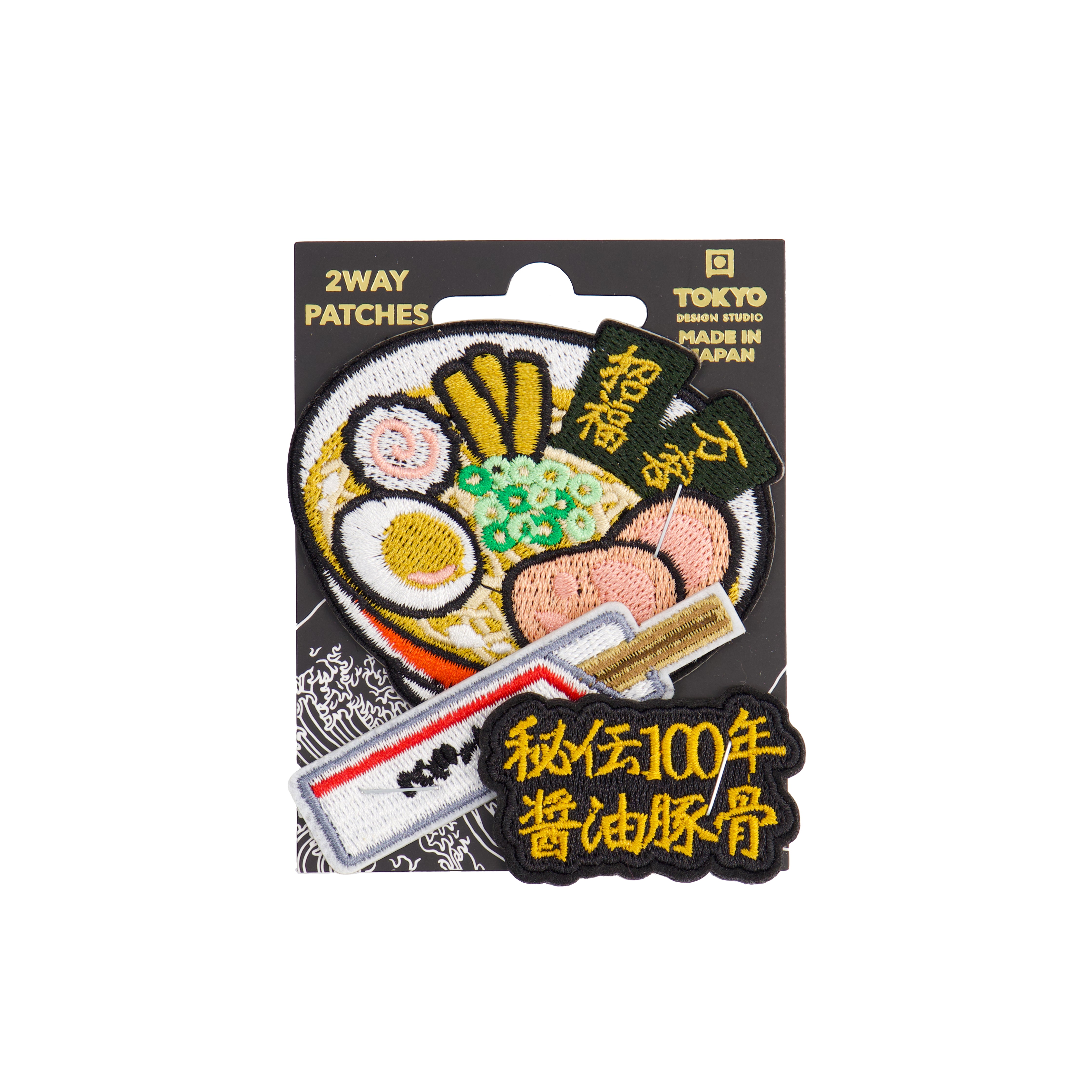 Tokyo Design Studio  Ramen 2Way patches - Multicolor
