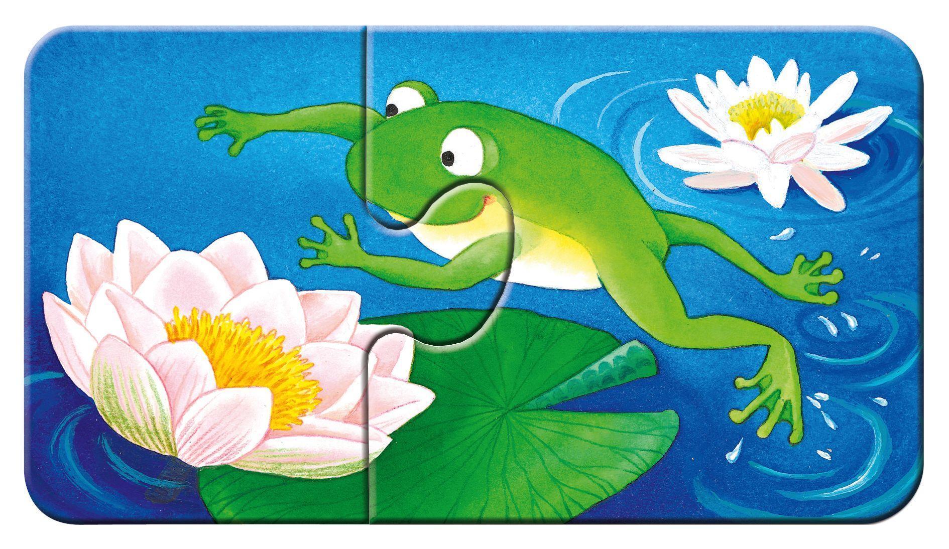 Puzzle Tiere im Garten 9x2-teilig