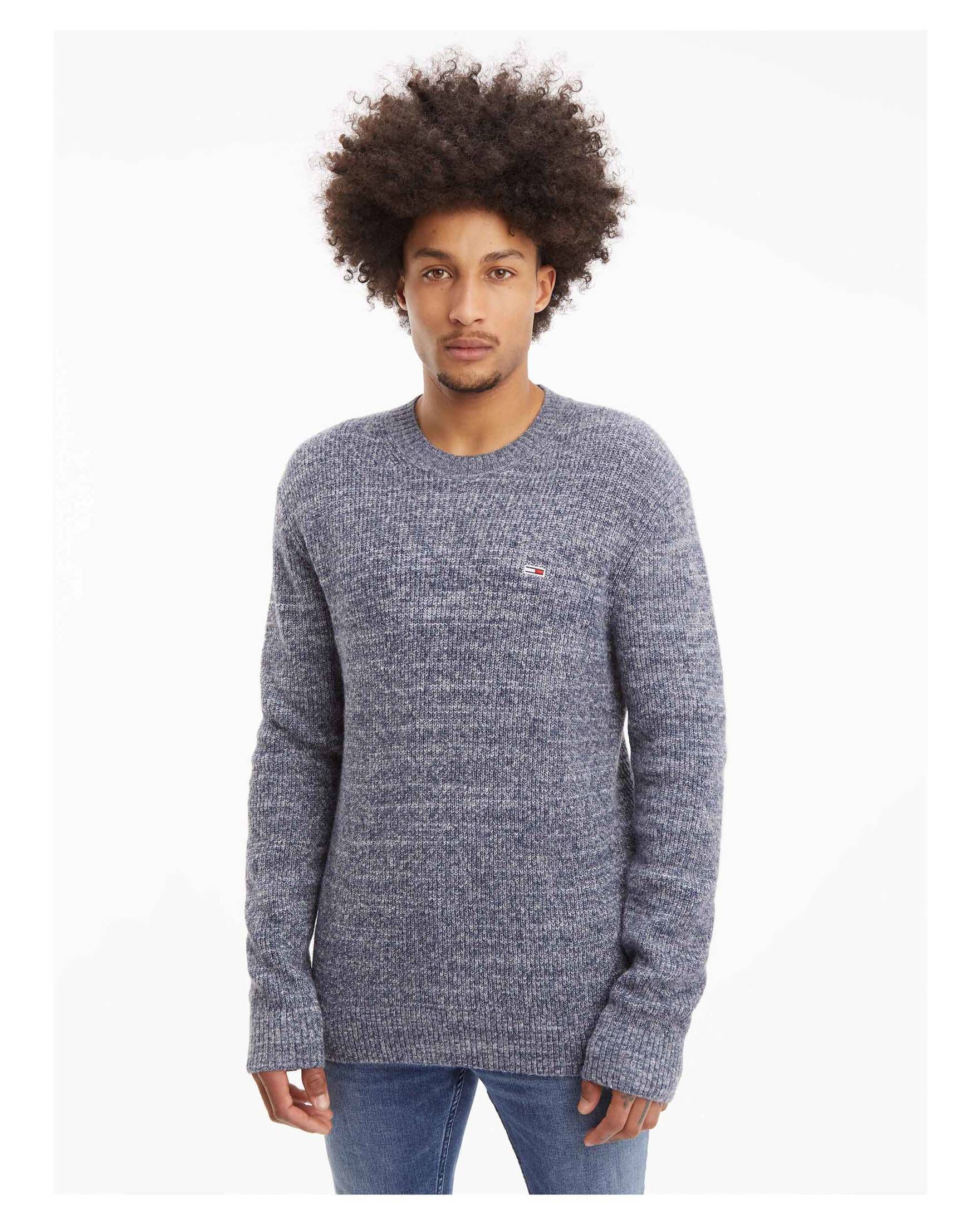 Tommy Jeans| Herren Strickpullover TJM REG TWO TONE SWEATER