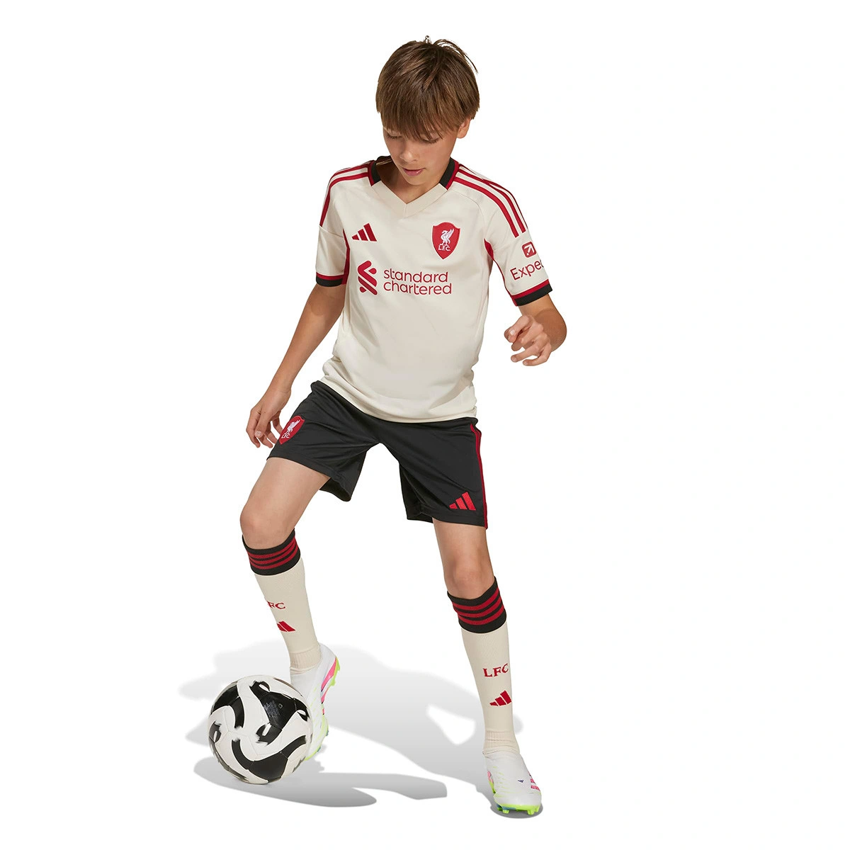 Calções adidas Liverpool FC Segundo Equipamento 2025-2026 Criança