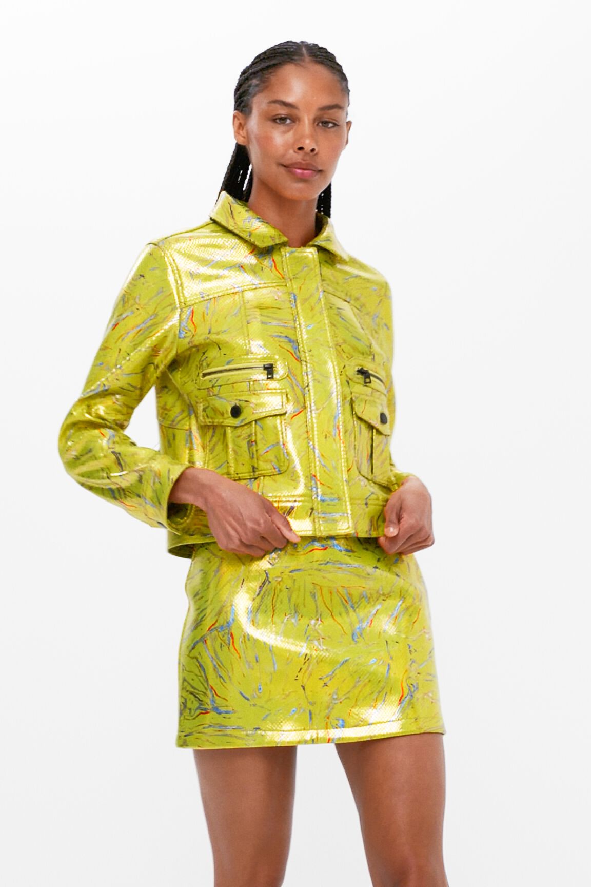 Veste droite arty