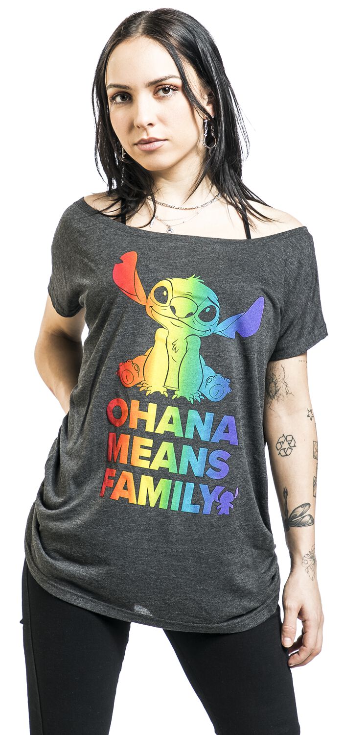Ohana - Arc-En-Ciel | Lilo & Stitch T-Shirt Manches courtes