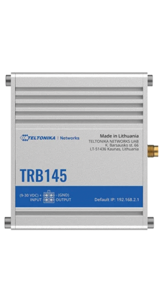 Teltonika DSL/WLAN Module TRB145 Industrial Rugged LTE RS485 Gateway Silber