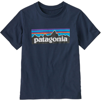 Patagonia P-6 Logo T-Shirt New Navy Kinder