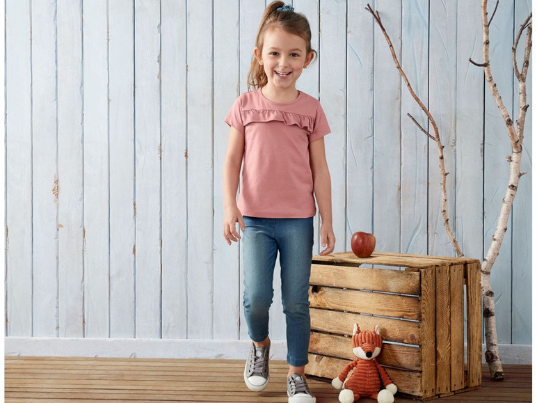 T-shirts voor meisjes, set van 2, katoen en polyester