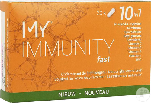 My Immunity Fast Voies Respiratoires Et Résistance Naturelle 20 Capsules