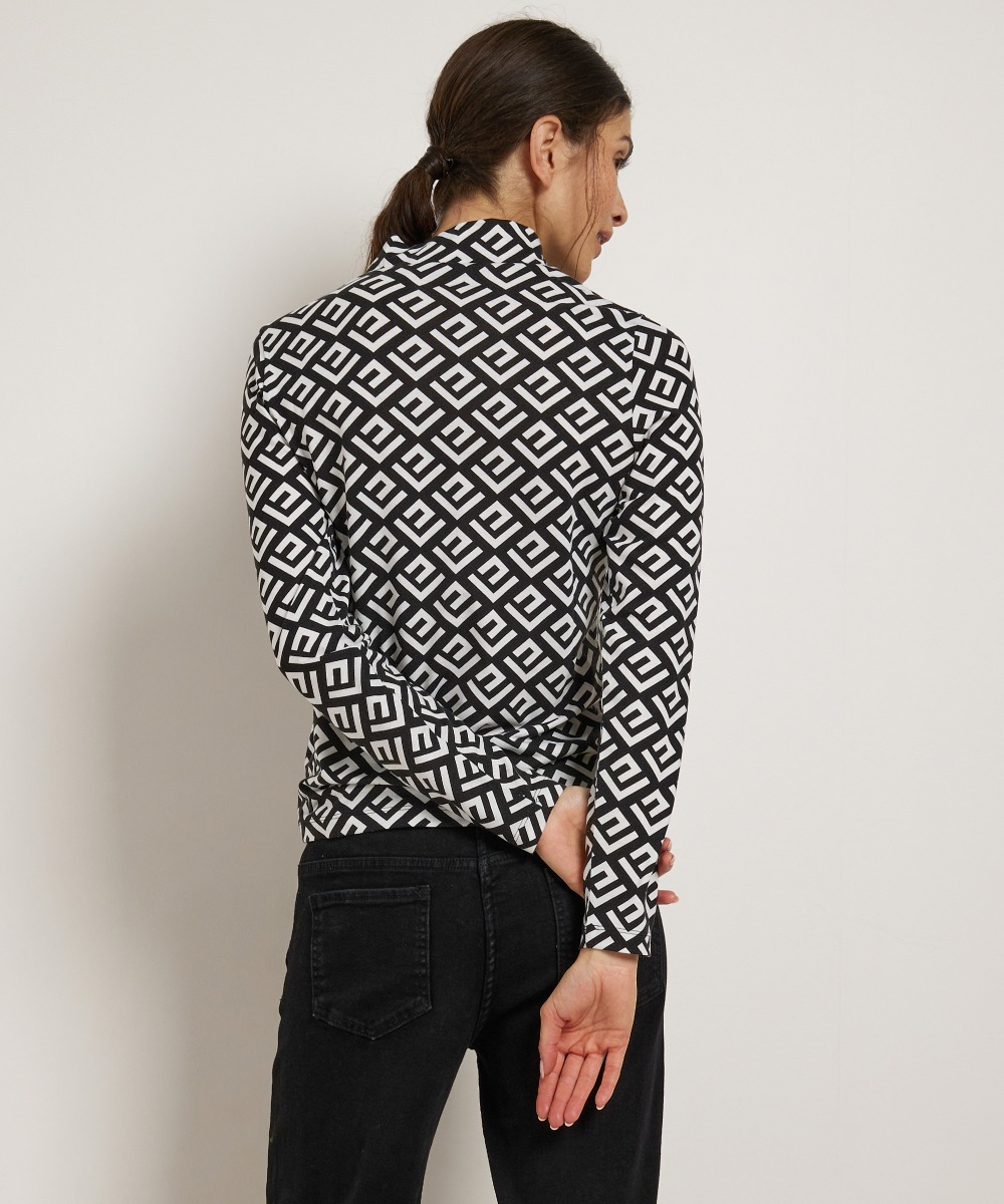 retro turtleneck top