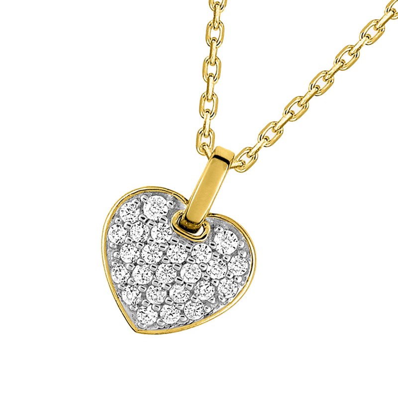 Collier Femme - Oxyde de zirconium - Or 18 Carats - Longueur : 42 cm