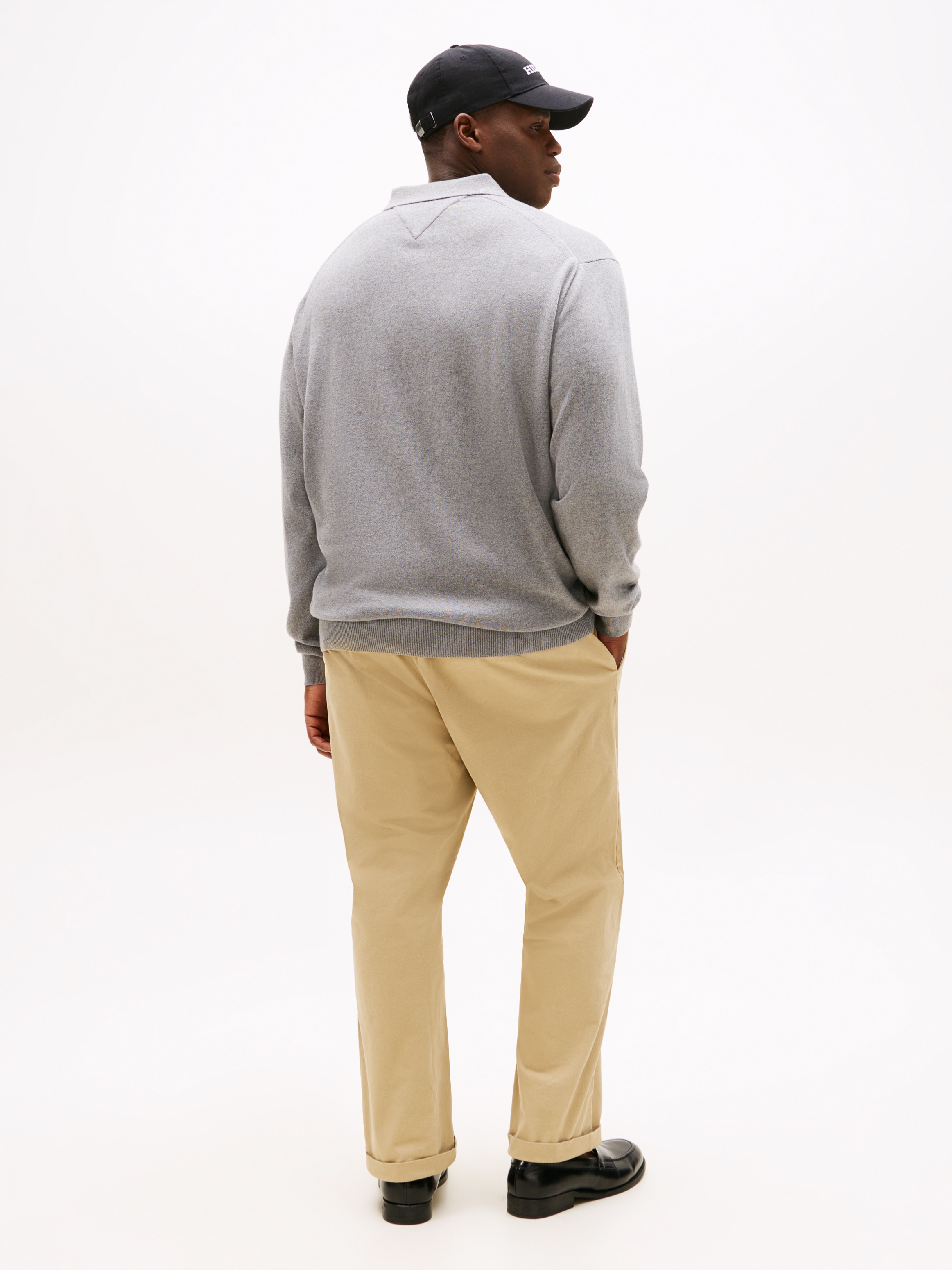 Tommy Hilfiger Big & Tall Polokragenpullover »BT-PIMA ORG CTN CASH« Grosse Grössen, regular fit, Polokragen