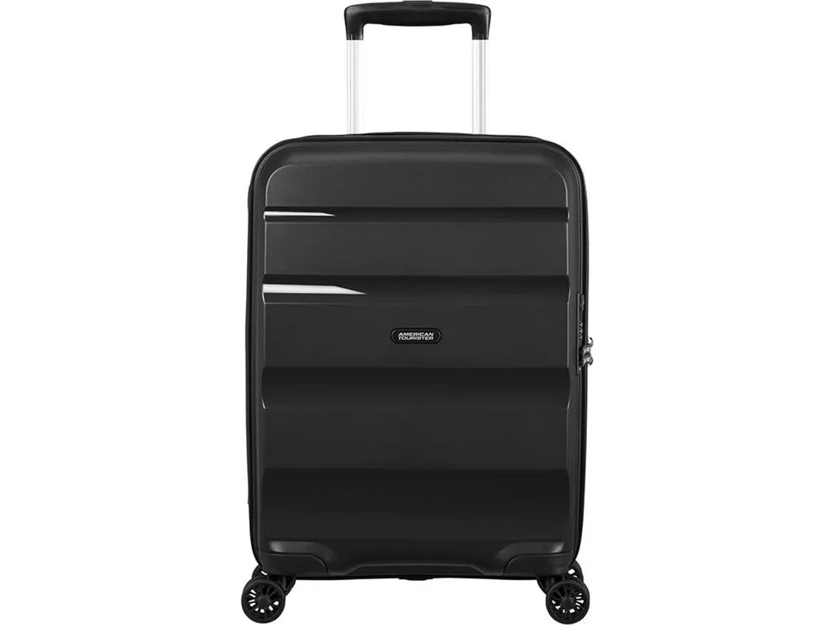American Tourister BON AIR DLX, Trolley, Hård skal, Sort, Polypropylen (PP), 4 hjul, TSA-kombinationslås
