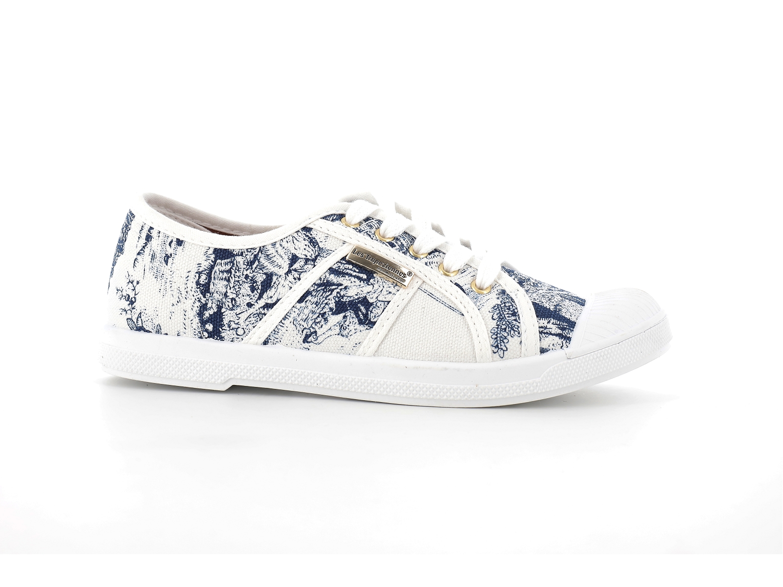 Les tropeziennes-CLORINDA Textile Blanc Bleu