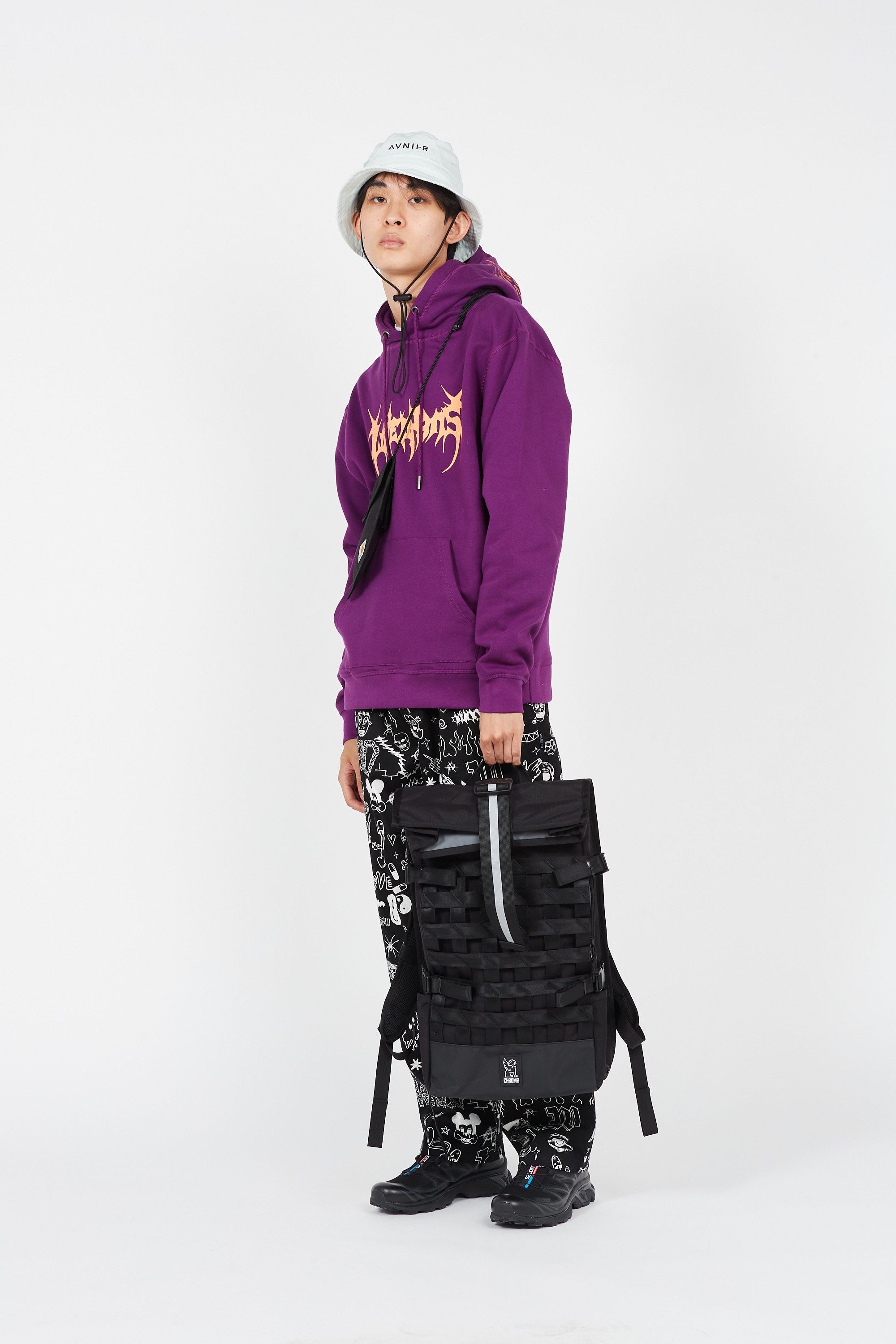 WASTED Hoodie  MORTEM Violet