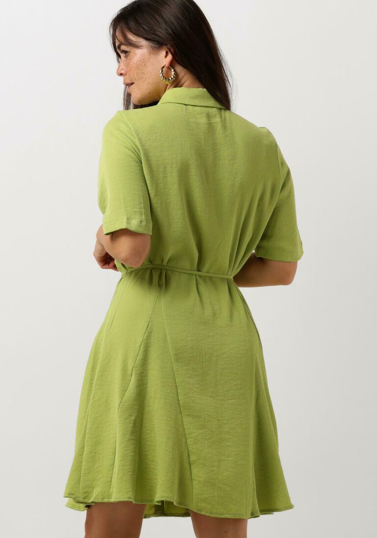 FREEBIRD groene freebird mini jurk darcy ss