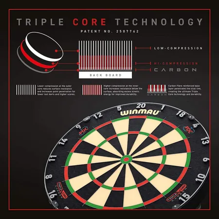 Winmau Blade 6 Triple Core Carbon Dartboard