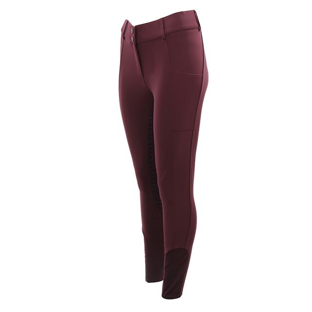 Paardrijbroek QUUR QKato Full Grip Donkerrood