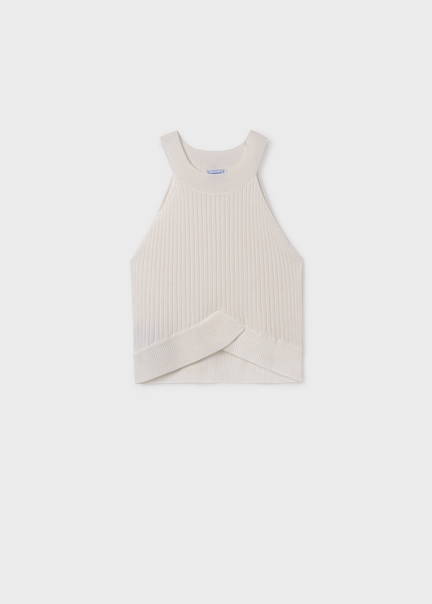 Blusa de malha azul cobalto LENZING™ ECOVERO™ em viscose