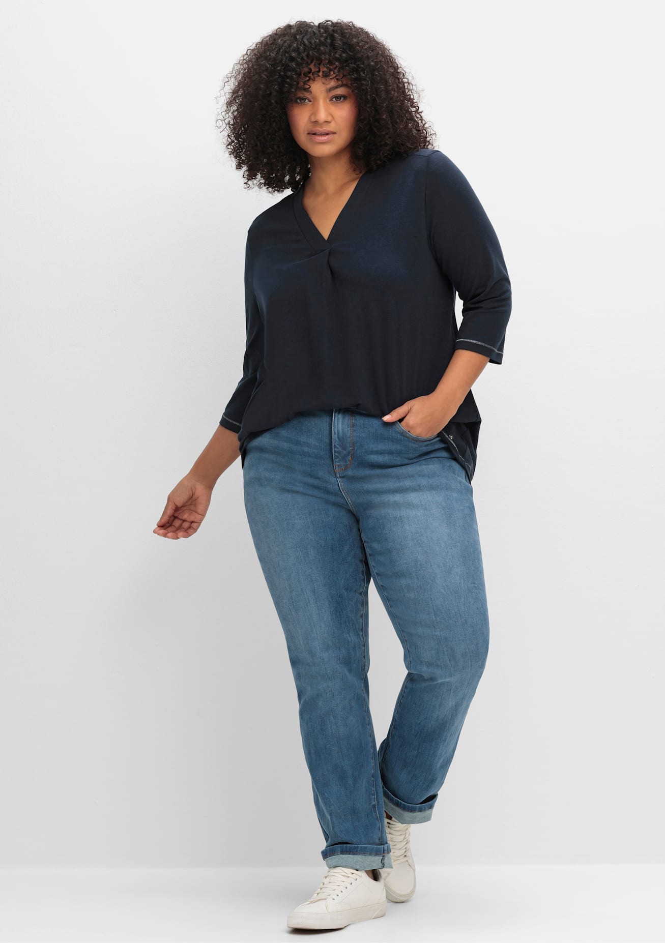Sheego 3/4-Arm-Shirt »3/4-Arm-Shirt«, 1 Stk.