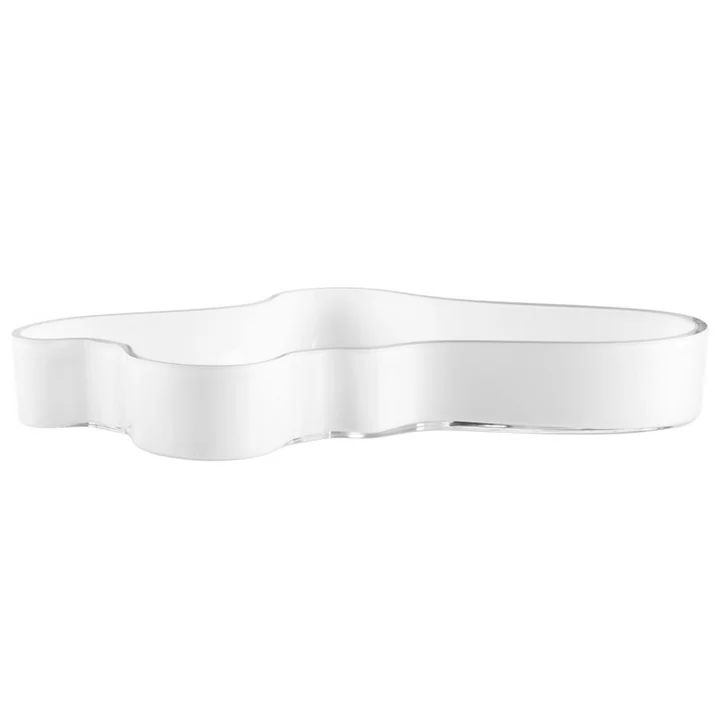 Iittala - Aalto Schale, 50 x 380 mm, opalweiss