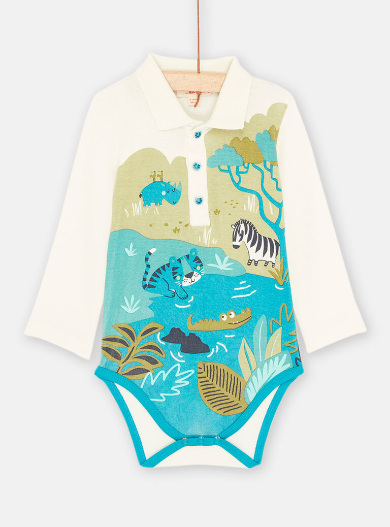 Body lin à motifs savane pour bébé garçon