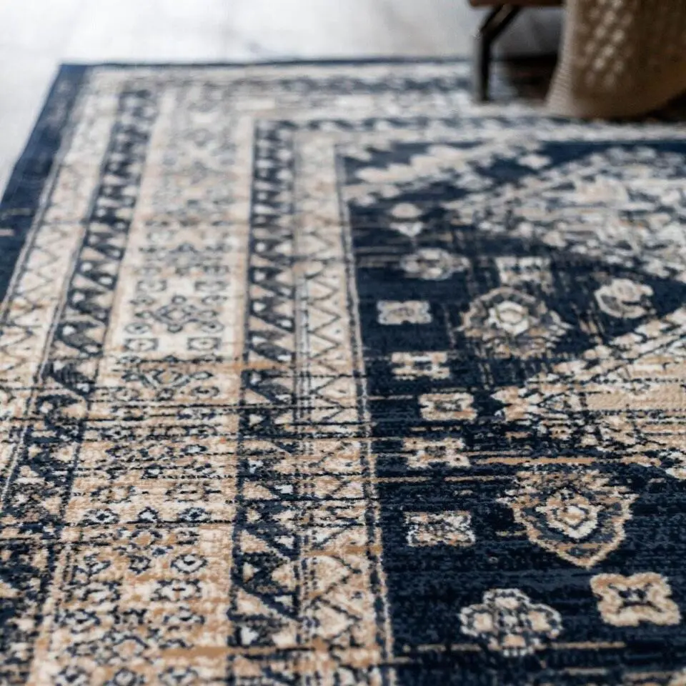 Interieur05 Vintage Vloerkleed Aila Blauw - 230 x 160 cm