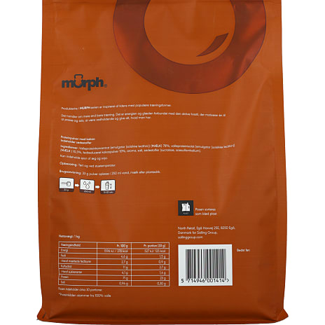 Proteinpulver m. kakaosmag