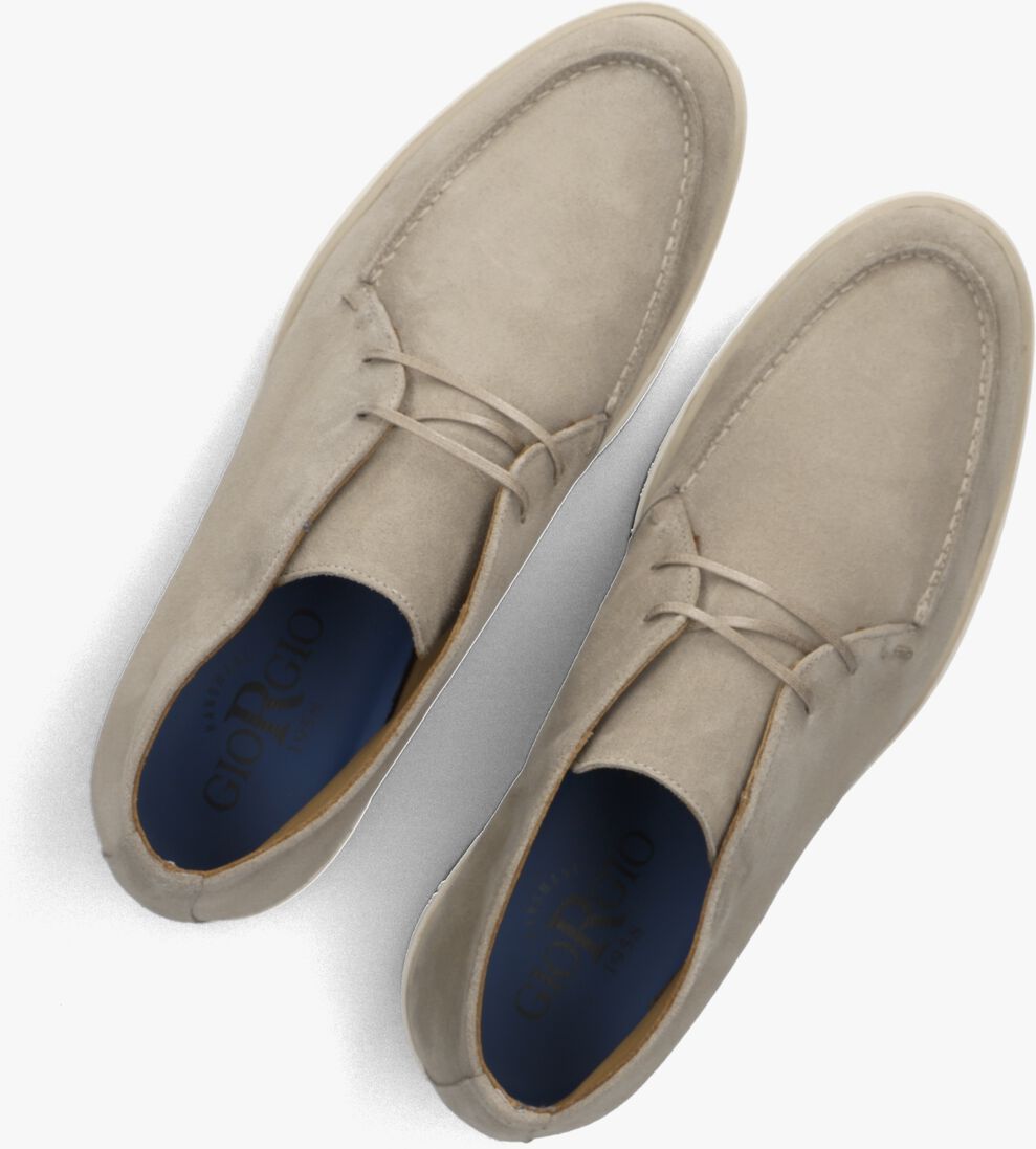 beige giorgio veterschoenen 56409
