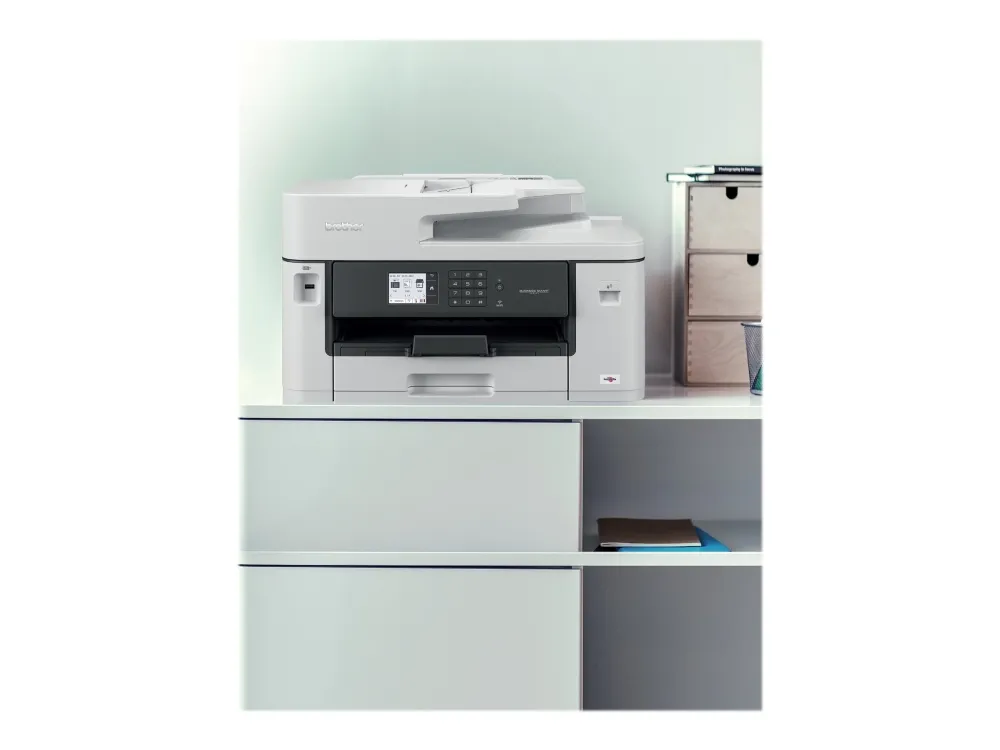 Brother MFC-J5345DW - Multifunktionsprinter - farve - blækprinter - A3/Ledger (medie) - op til 25 spm (kopiering) - op til 28 spm (udskriver) - 250 ark - 14.4 Kbps - USB 2.0, LAN, Wi-Fi(n)