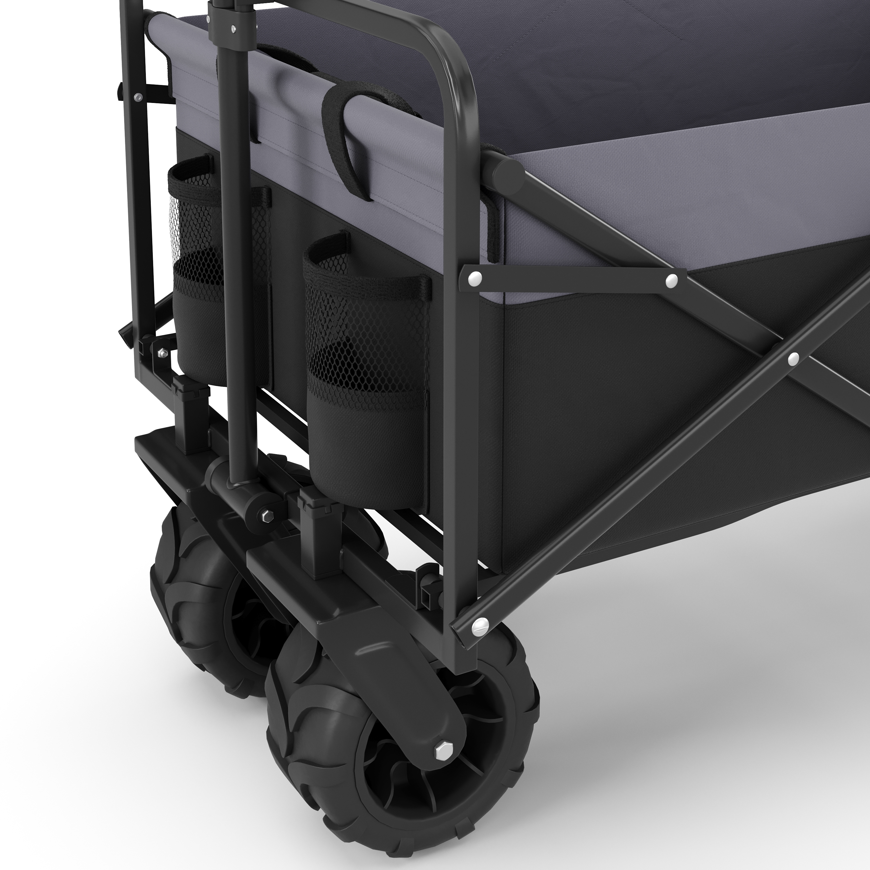 Bollerwagen faltbar BENNY schwarz