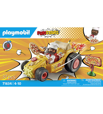 Playmobil Funstars - Rennen Pizza - 71634 - 37 Teile