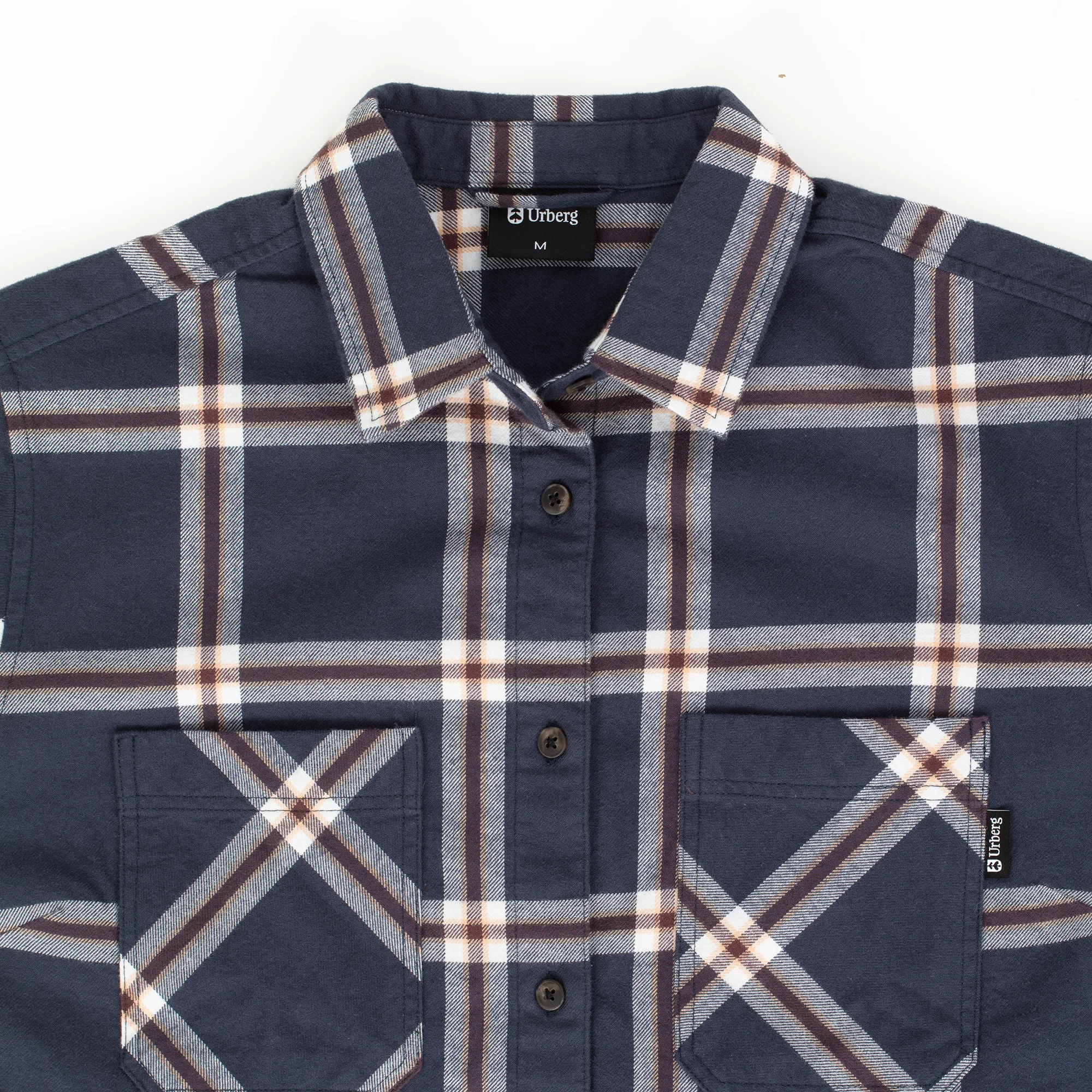 Urberg Two Pocket Flanell Shirt Wmn Blue Nights/huckleberry