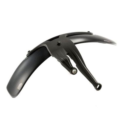 Garde boue Puig avec support aluminium - Noir