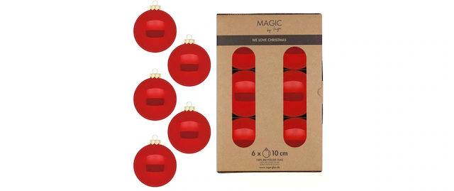 Weihnachtsbaumkugel »INGES CHRISTMAS DECOR Modern 6 Stück«