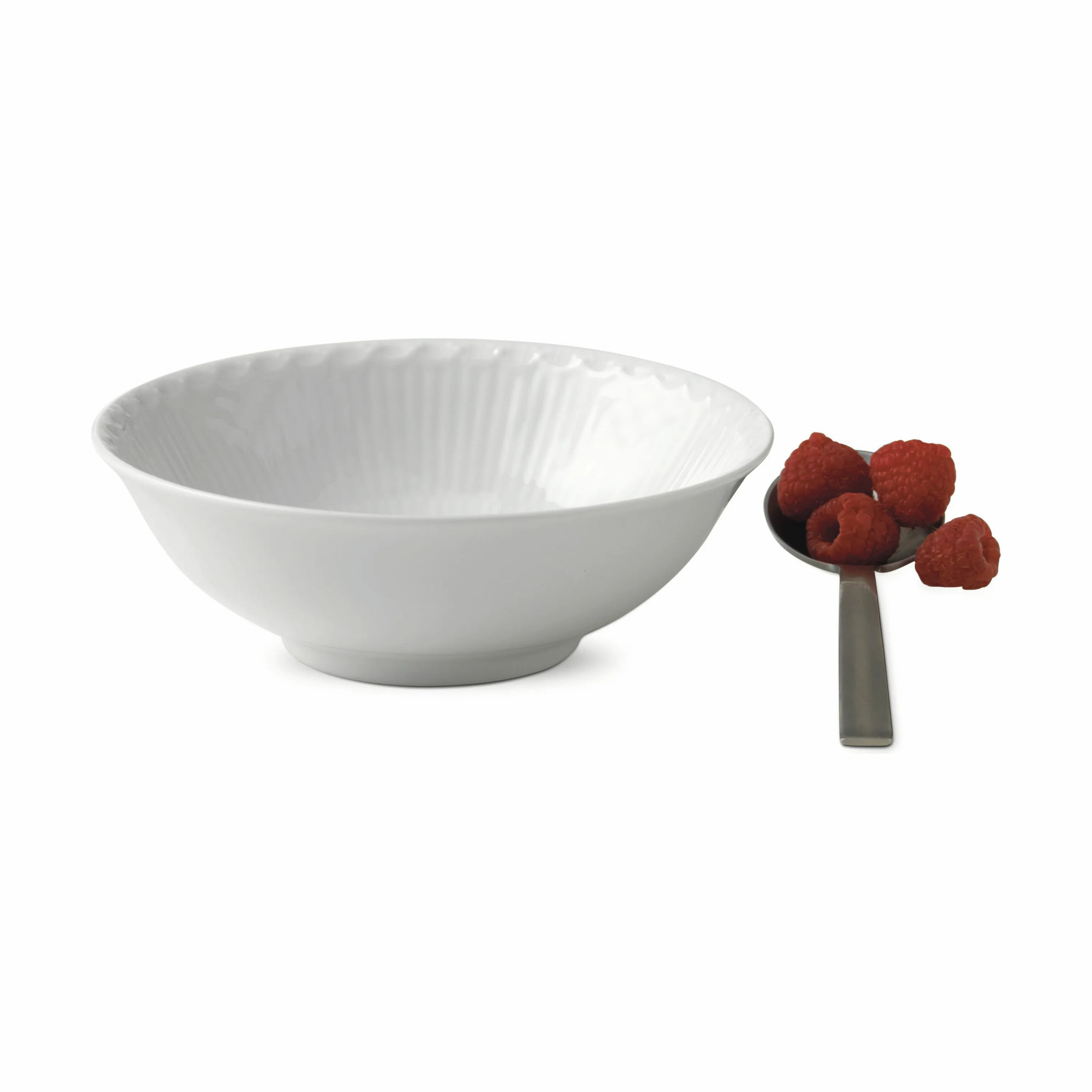 Royal Copenhagen Hvid Halvblonde Skål